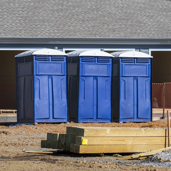 how do you ensure the portable toilets are secure and safe from vandalism during an event in Barnesville